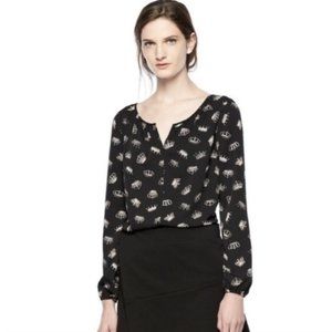 THAKOON Design Nation crown print relaxed blouse
